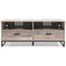 Neilsville - Black/gray - Medium Tv Stand-Washburn's Home Furnishings