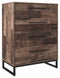 Neilsville - Multi Gray - Four Drawer Chest-Washburn's Home Furnishings