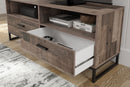 Neilsville - Multi Gray - Medium Tv Stand-Washburn's Home Furnishings