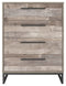 Neilsville - Whitewash - Four Drawer Chest-Washburn's Home Furnishings