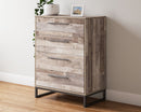 Neilsville - Whitewash - Four Drawer Chest-Washburn's Home Furnishings