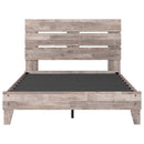 Neilsville - Whitewash - Queen Panel Platform Bed-Washburn's Home Furnishings