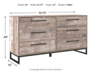 Neilsville - Whitewash - Six Drawer Dresser-Washburn's Home Furnishings