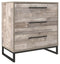 Neilsville - Whitewash - Three Drawer Chest-Washburn's Home Furnishings