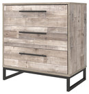 Neilsville - Whitewash - Three Drawer Chest-Washburn's Home Furnishings