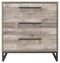 Neilsville - Whitewash - Three Drawer Chest-Washburn's Home Furnishings