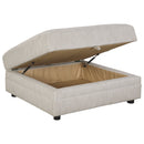 Neira - Fog - Ottoman With Storage-Washburn's Home Furnishings