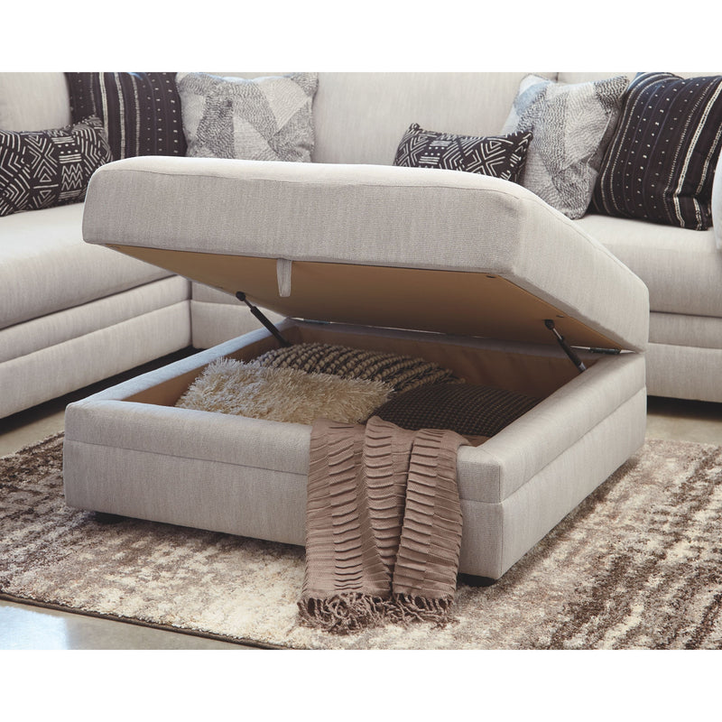 Neira - Fog - Ottoman With Storage-Washburn's Home Furnishings