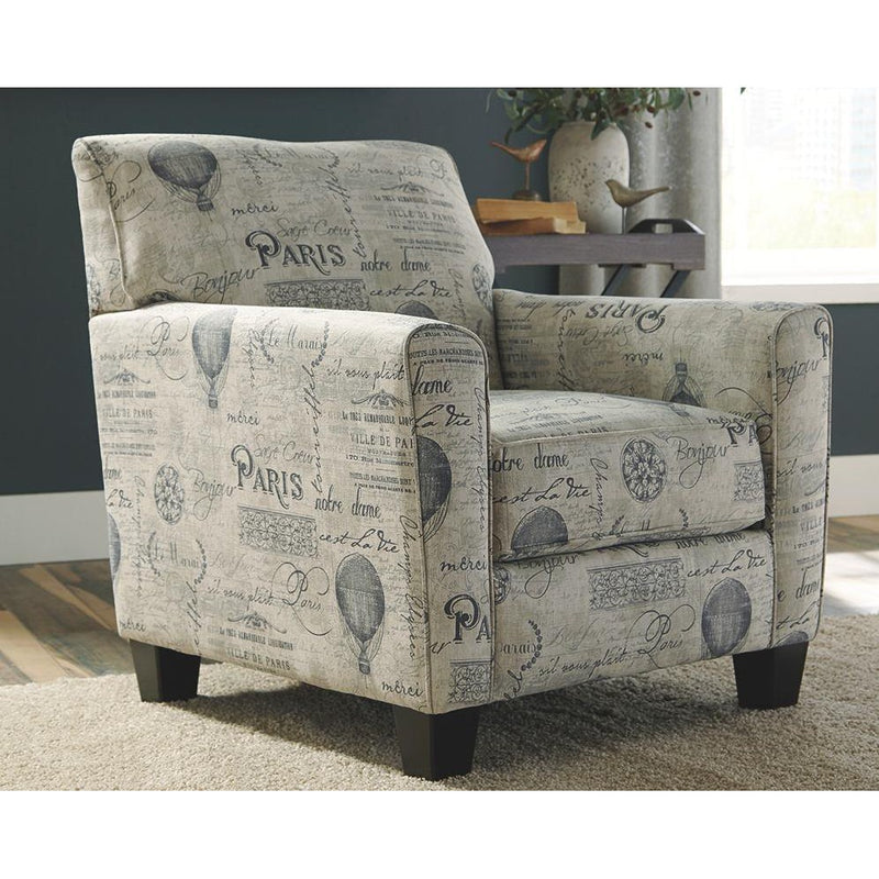 Nesso - Gray/cream - Accent Chair-Washburn's Home Furnishings