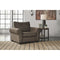 Nesso - Walnut - 2 Pc. - Chair And A Half With Ottoman-Washburn's Home Furnishings