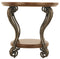 Nestor - Medium Brown - Round End Table-Washburn's Home Furnishings