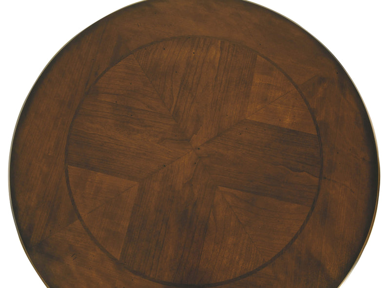 Nestor - Medium Brown - Round End Table-Washburn's Home Furnishings