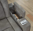 Next-gen - Dark Gray - Pwr Recliner/adj Headrest-Washburn's Home Furnishings