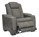 Next-gen - Dark Gray - Pwr Recliner/adj Headrest-Washburn's Home Furnishings