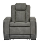 Next-gen - Dark Gray - Pwr Recliner/adj Headrest-Washburn's Home Furnishings