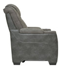 Next-gen - Dark Gray - Pwr Recliner/adj Headrest-Washburn's Home Furnishings