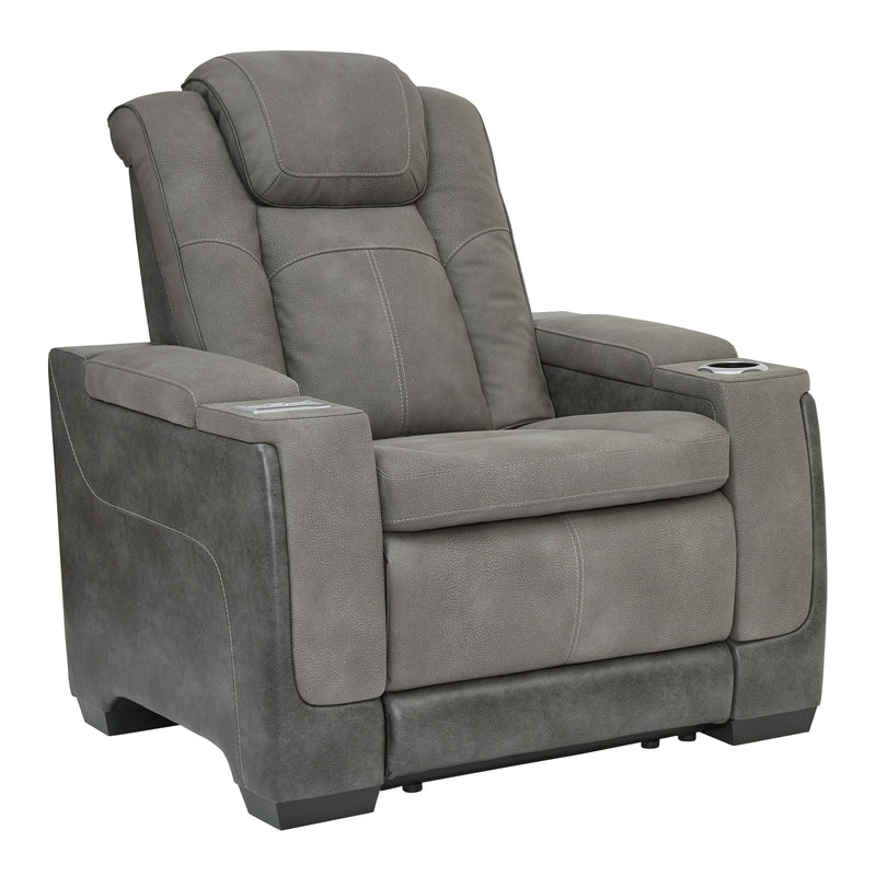 Next-gen - Dark Gray - Pwr Recliner/adj Headrest-Washburn's Home Furnishings