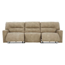 Next-gen Durapella - Sand - Power Reclining 3 Pc Sectional-Washburn's Home Furnishings