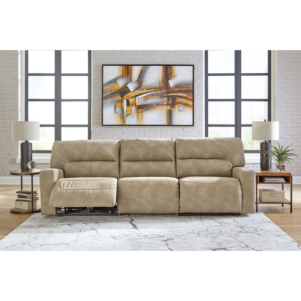 Next-gen Durapella - Sand - Power Reclining 3 Pc Sectional-Washburn's Home Furnishings