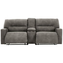 Next-gen Durapella - Slate - Left Arm Facing Power Reclining 3 Pc Sectional-Washburn's Home Furnishings