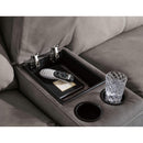 Next-gen Durapella - Slate - Left Arm Facing Power Reclining 6 Pc Sectional-Washburn's Home Furnishings