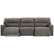 Next-gen Durapella - Slate - Left Arm Facing Zero Wall Power Recliner 3 Pc Sectional-Washburn's Home Furnishings