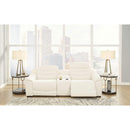 Next-gen Gaucho - Chalk - Left Arm Facing Power Reclining 3 Pc Sectional-Washburn's Home Furnishings