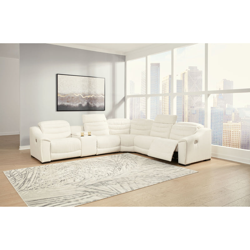 Next-gen Gaucho - Chalk - Left Arm Facing Power Reclining 6 Pc Sectional-Washburn's Home Furnishings