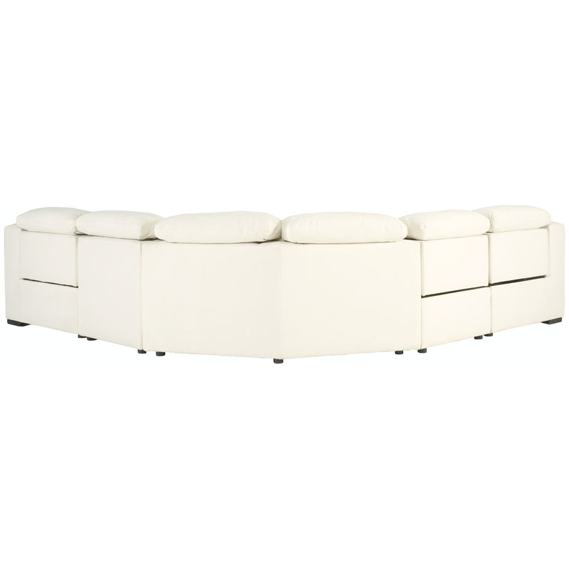 Next-gen Gaucho - Chalk - Right Arm Facing Power Reclining 5 Pc Sectional-Washburn's Home Furnishings