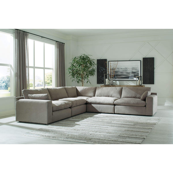 Next-gen Gaucho - Putty - Left Arm Facing Corner Chair 5 Pc Sectional-Washburn's Home Furnishings