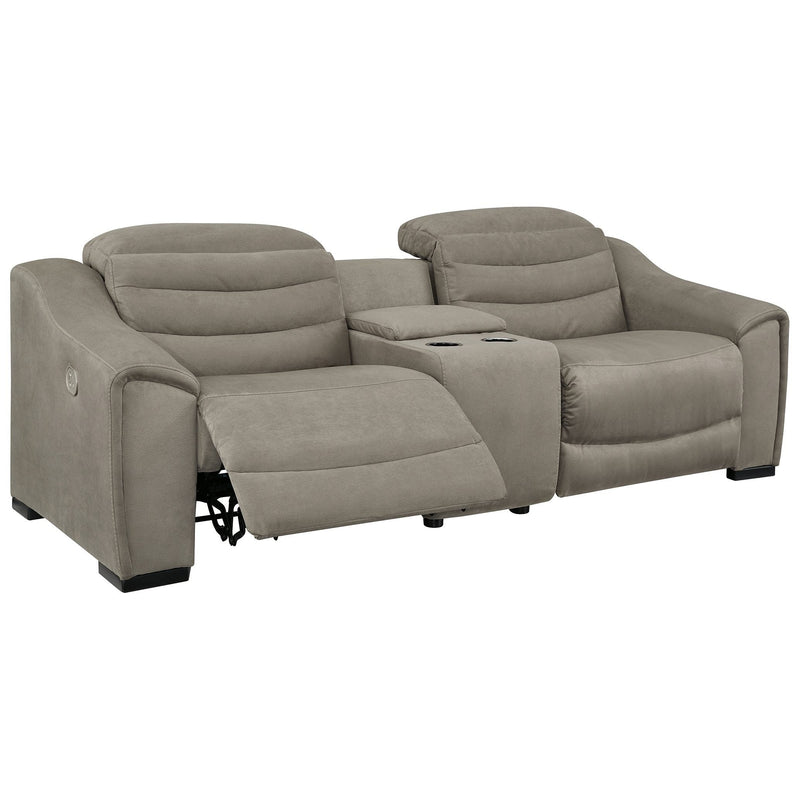 Next-gen Gaucho - Putty - Left Arm Facing Power Recliner 3 Pc Sectional-Washburn's Home Furnishings