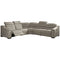 Next-gen Gaucho - Putty - Left Arm Facing Power Recliner 5 Pc Sectional-Washburn's Home Furnishings