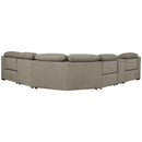 Next-gen Gaucho - Putty - Left Arm Facing Power Recliner 6 Pc Sectional-Washburn's Home Furnishings