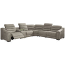 Next-gen Gaucho - Putty - Right Arm Facing Power Recliner 6 Pc Sectional-Washburn's Home Furnishings