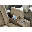 Next-gen - Light Brown - Pwr Recliner/adj Headrest-Washburn's Home Furnishings