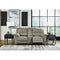 Next-gen - Putty - Dbl Rec Loveseat W/console-Washburn's Home Furnishings