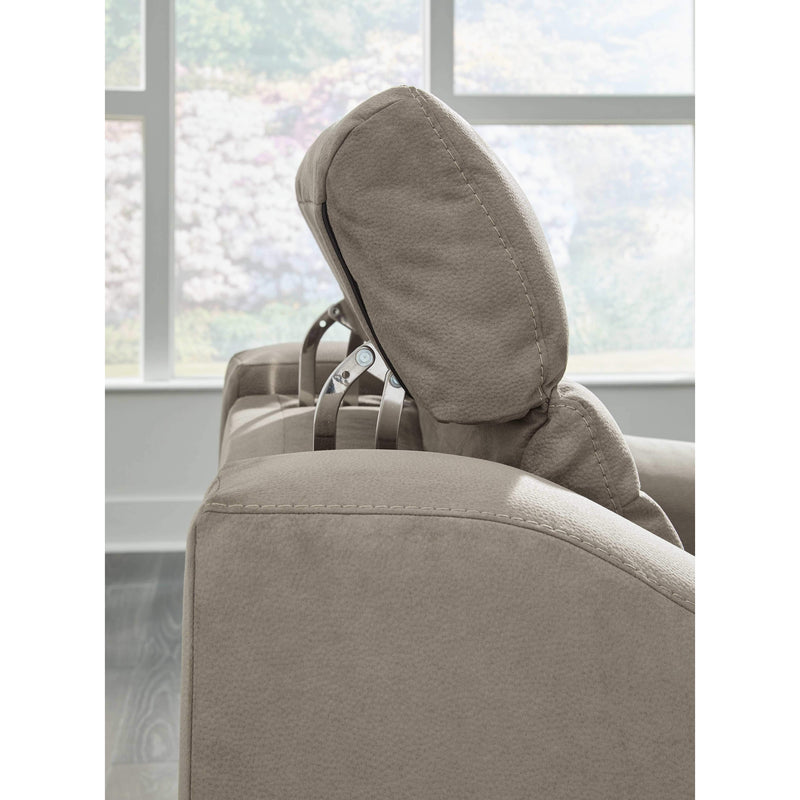 Next-gen - Putty - Pwr Rocker Rec/adj Headrest-Washburn's Home Furnishings