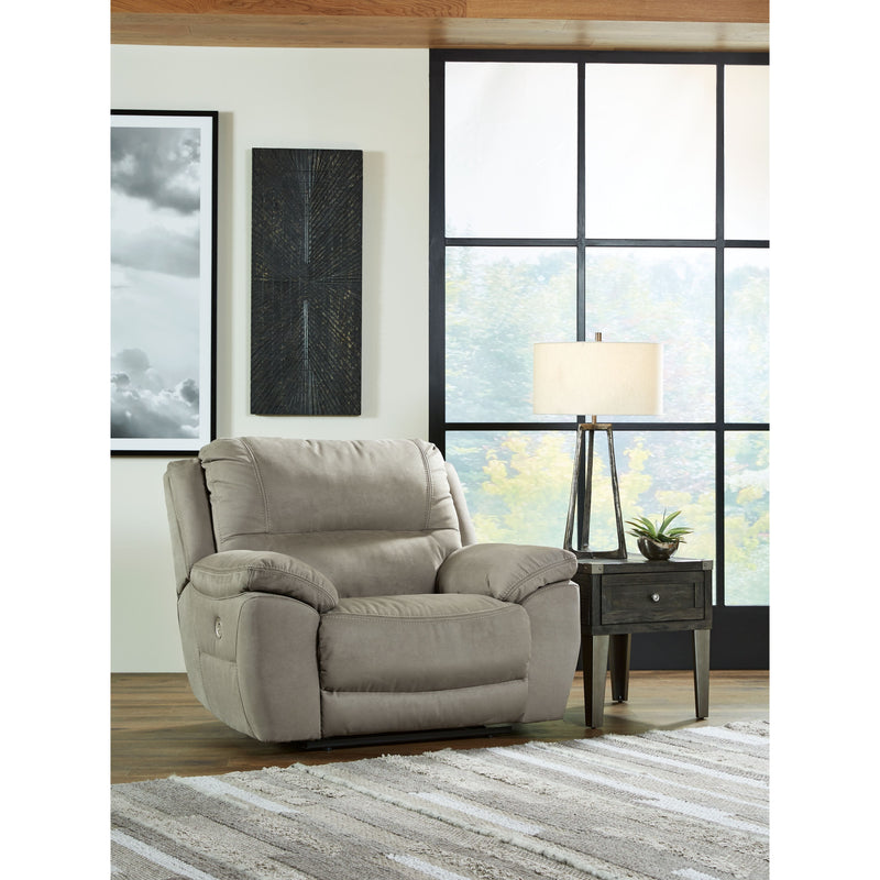 Next-gen - Putty - Zero Wall Power Wide Recliner-Washburn's Home Furnishings