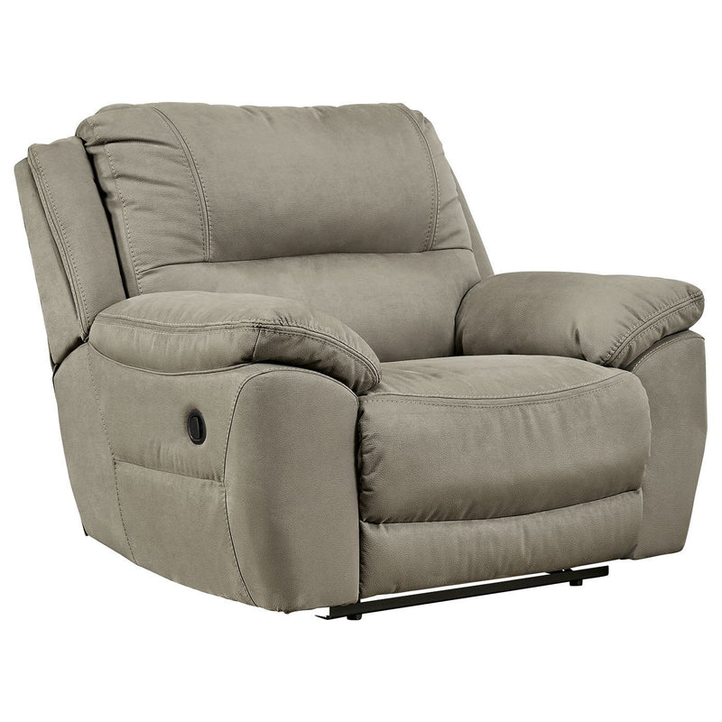 Next-gen - Putty - Zero Wall Wide Seat Recliner-Washburn's Home Furnishings