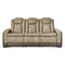 Next-gen - Sand - Pwr Rec Sofa With Adj Headrest-Washburn's Home Furnishings