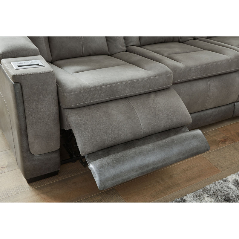 Next-gen - Slate - Pwr Rec Loveseat/con/adj Hdrst-Washburn's Home Furnishings