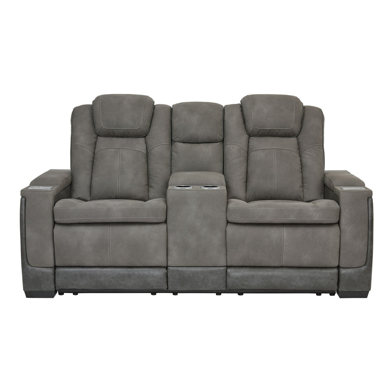 Next-gen - Slate - Pwr Rec Loveseat/con/adj Hdrst-Washburn's Home Furnishings