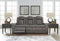 Next-gen - Slate - Pwr Rec Sofa With Adj Headrest-Washburn's Home Furnishings