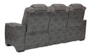 Next-gen - Slate - Pwr Rec Sofa With Adj Headrest-Washburn's Home Furnishings