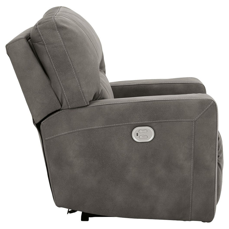 Next-gen - Slate - Pwr Recliner/adj Headrest-Washburn's Home Furnishings