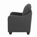 Nicolette - Chair - Dark Grey-Washburn's Home Furnishings