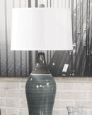 Niobe - Multi Gray - Ceramic Table Lamp (2/cn)-Washburn's Home Furnishings