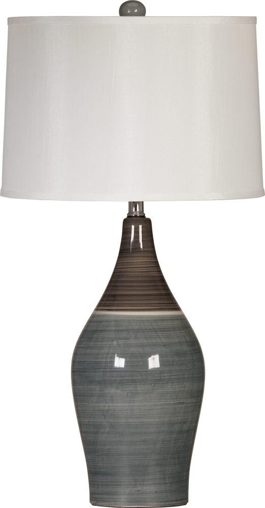 Niobe - Multi Gray - Ceramic Table Lamp (2/cn)-Washburn's Home Furnishings