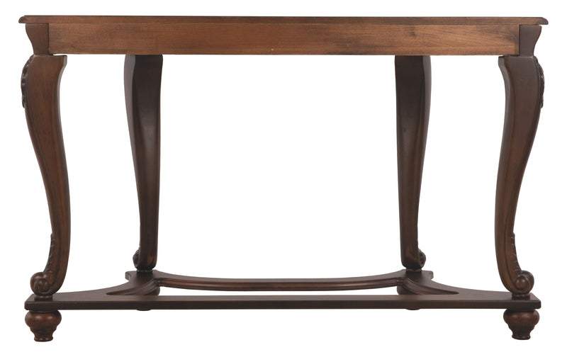 Norcastle - Dark Brown - Sofa Table-Washburn's Home Furnishings