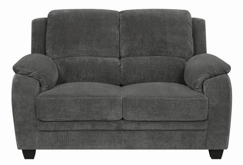 Northend - Loveseat - Charcoal-Washburn's Home Furnishings